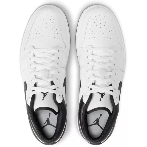 NIB Nike Air Jordan 1 Retro Low Mens Size 11 White/Black-White - Picture 4 of 10